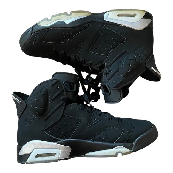 Nike Air Jordan 6 Retro Metallic Silver Men’s Size 8 Women’s size 9.5 - Picture 1 of 10